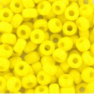 Miyuki seed beads 6/0 - Opaque yellow 6-404